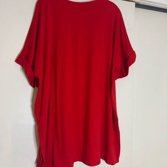 Zenana Outfitters Vibrant Red Blouse - Picture 6 of 6